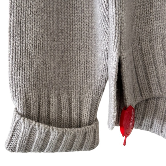 Cashmere 100% Sweater Taupe Size Medium - Picture 6 of 13